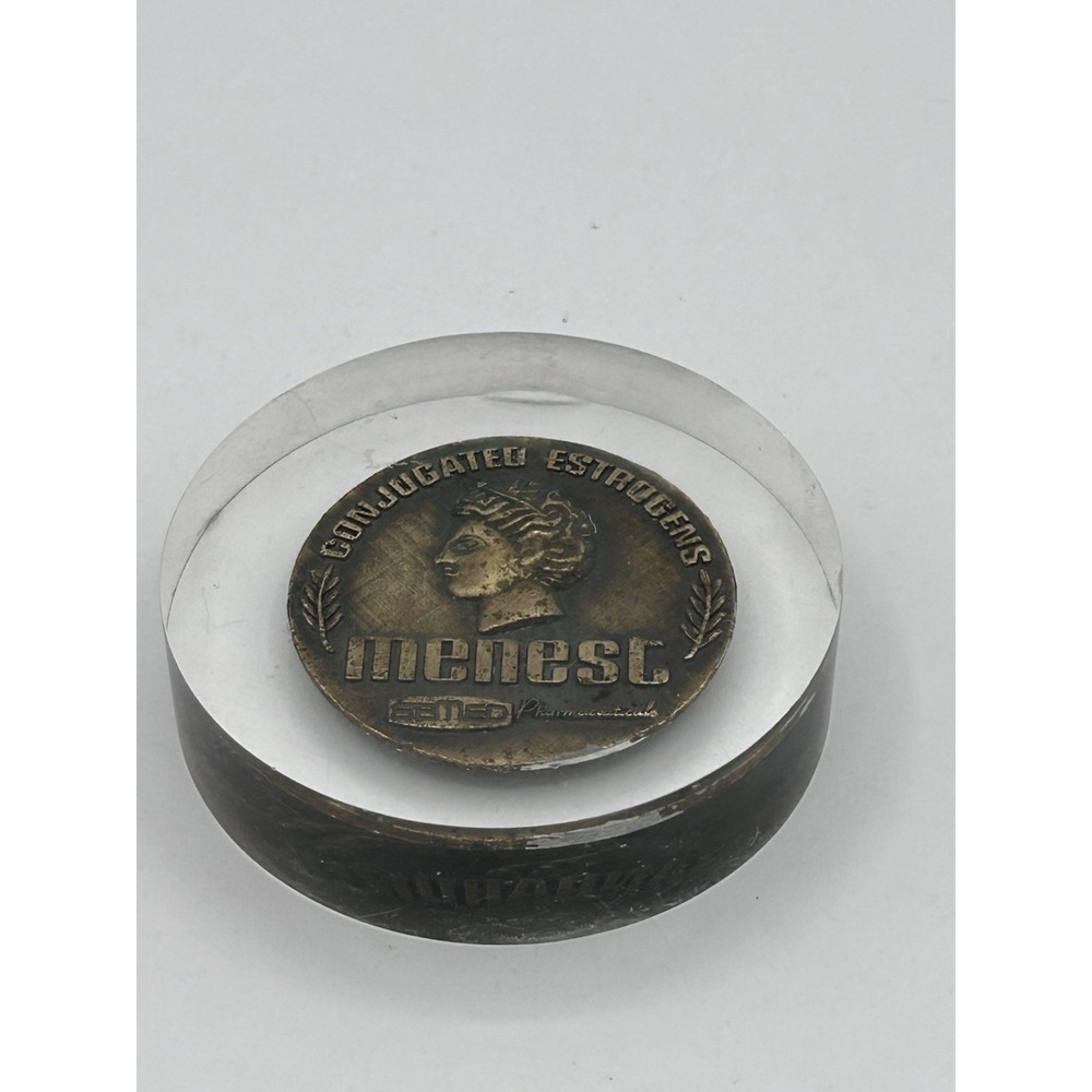 Rare Estrogens Equilin Hormone Menest Pharmaceuticals Medicine Promo Paperweight